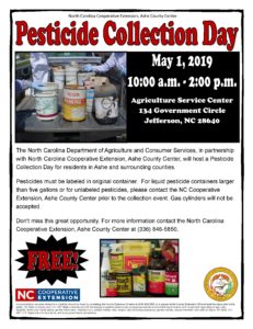 Cover photo for Pesticide Collection Day