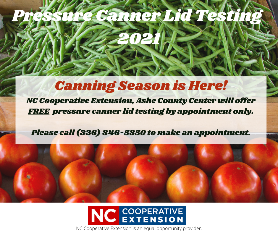 2021 Pressure Canner Testing