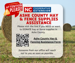 Cover photo for Ashe County Hay and Fence Assistance